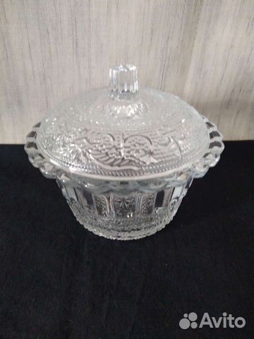 Ваза сахарница стекло СССР Винтаж