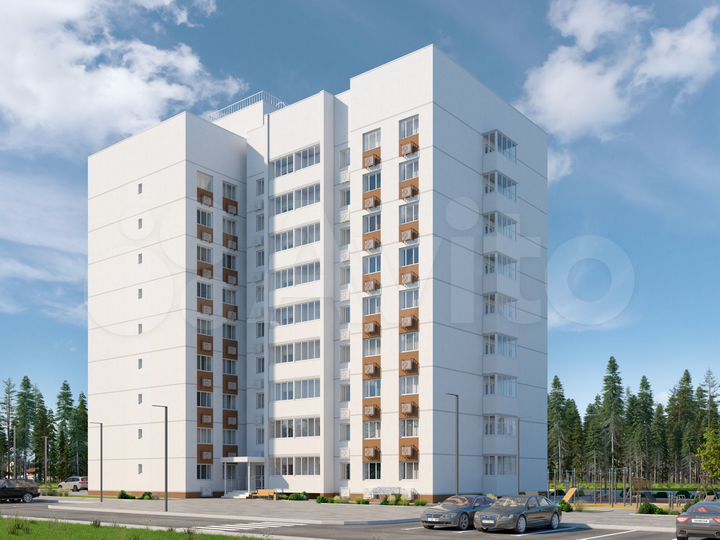 2-к. квартира, 60,1 м², 2/9 эт.