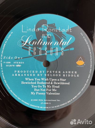 Jazz: Linda Ronstadt With Nelson Riddle & His Orct