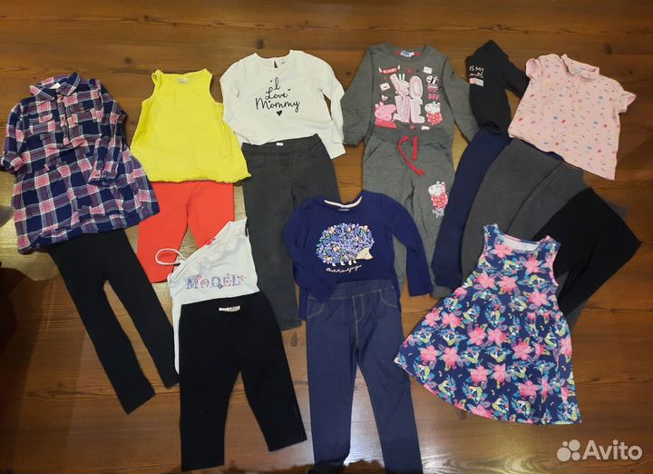 Вещи пакетом для девочки 98-104-110