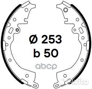 Колодки тормозные toyota hilux 15- GF4538 Trialli