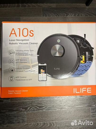 Моющий робот пылесос ilife A10s