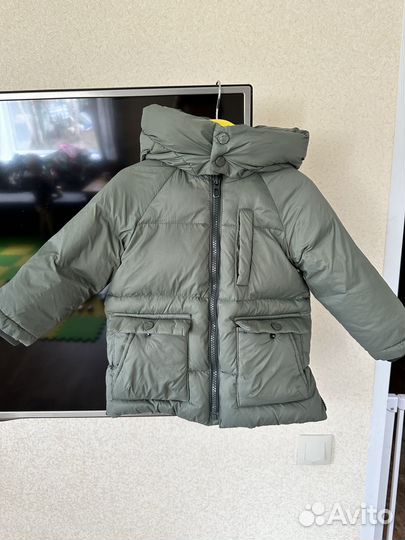 Пуховик zara детский