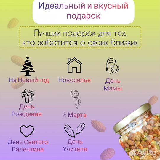 Орехи в меду (ассорти)