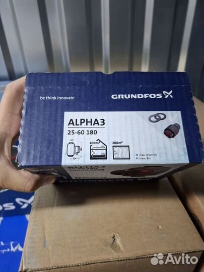 Циркуляционный насос Grundfos Alpha 3 25-60 180