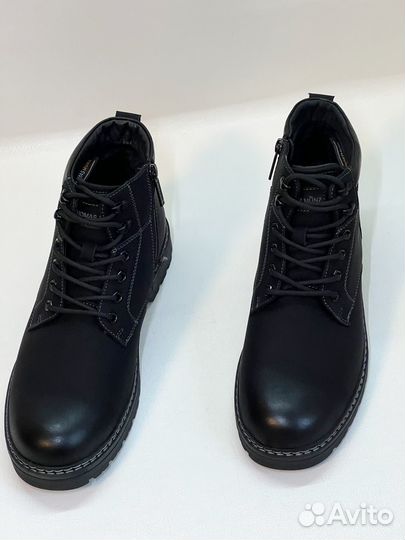 Ботинки мужские зимние нат.кожа/шерсть новые