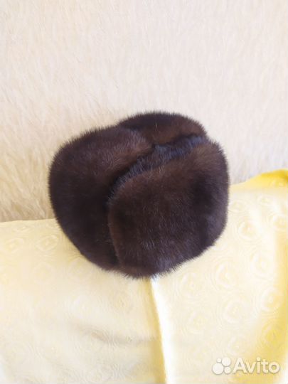 Норковая шапка мужская 57
