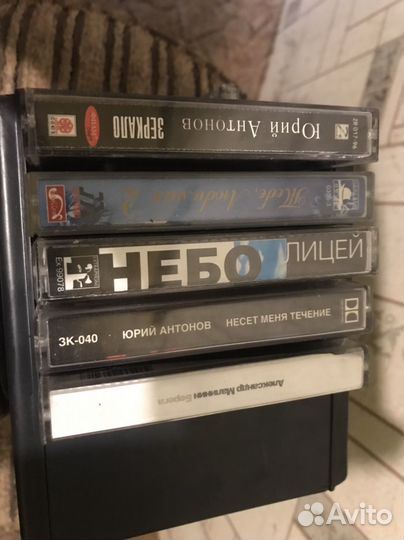 Аудиокассеты+дека СССР