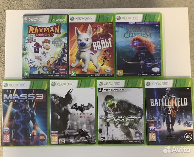 Диски для Xbox 360