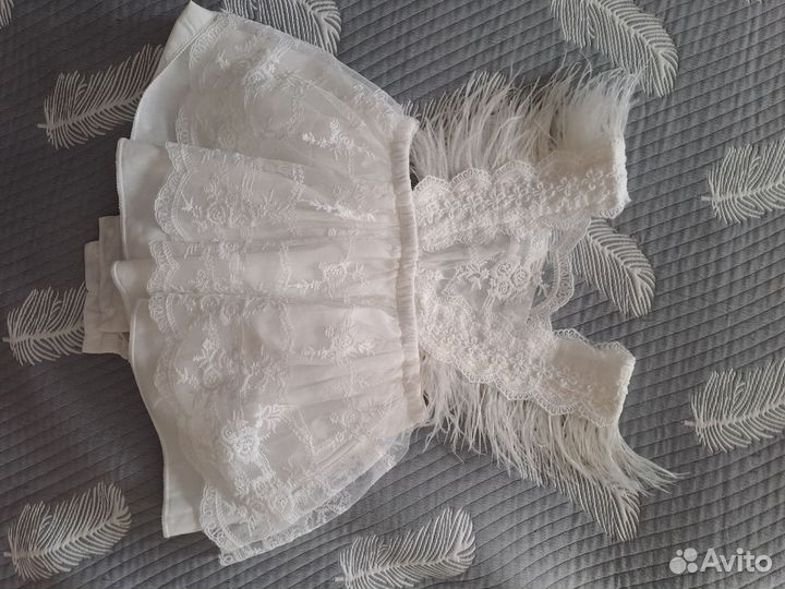 Платье боди для девочки 74 80