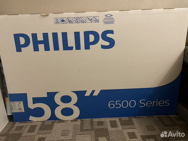 Телевизор Philips 58PUS6504-60 с кронштейном