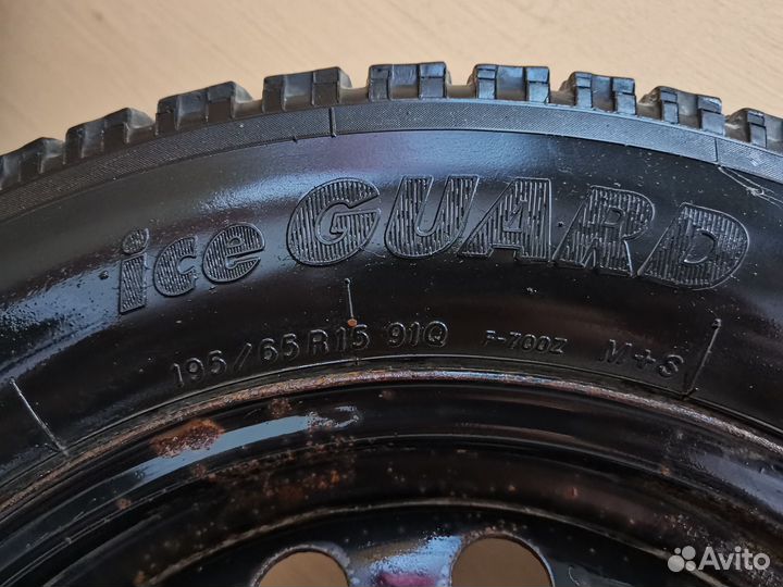 Колеса в сборе r15 зимние