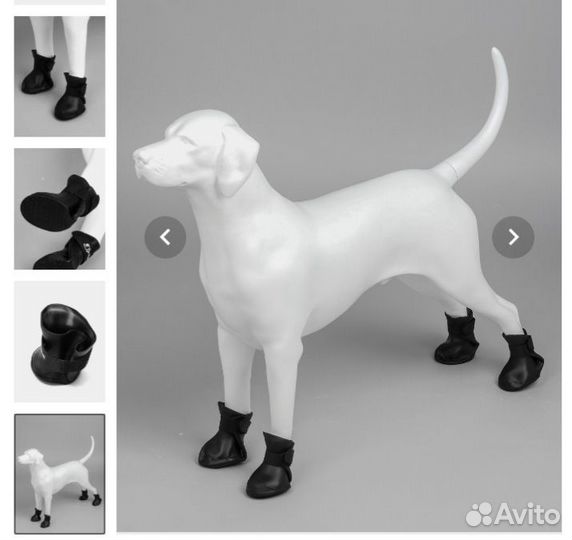 Резиновые сапожки для собак