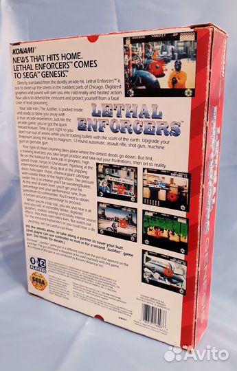 Sega Genesis Justifier Lethal Enforcers игры
