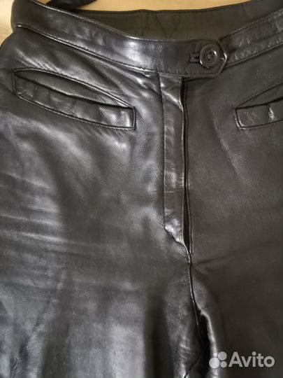 Брюки кожаные на рукоделие, 44