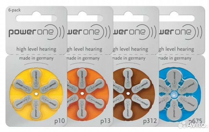 Батарейки для слух.апп. 10 Power One
