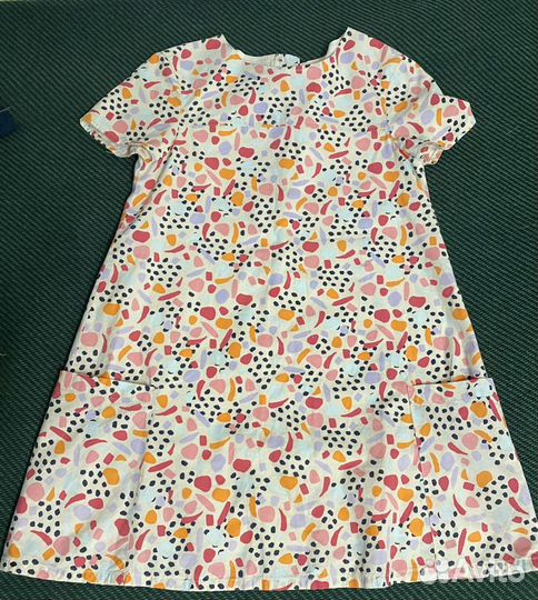 Платье для девочек с разноцветными пятнами