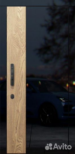 Электронная входная металлическая дверь