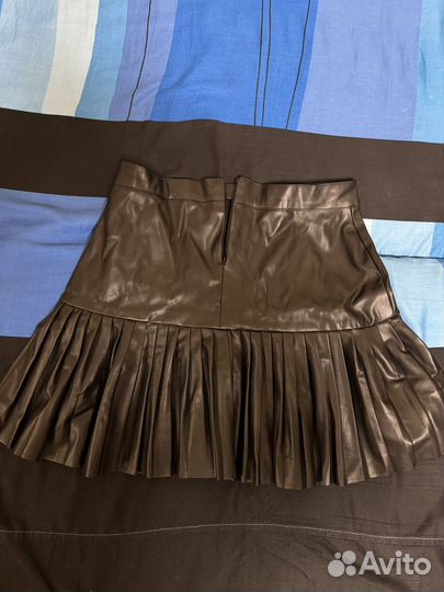 Кожаная юбка