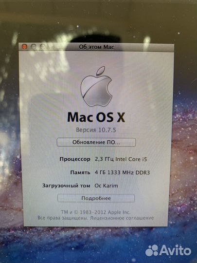 Apple macbook pro 13 a1278
