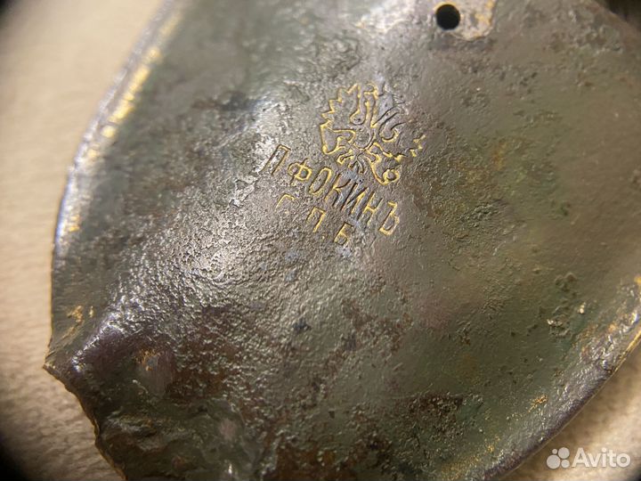 Старинная зажигалка из обмундирования гусара