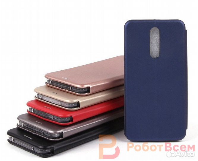 Чехол книжка для Xiaomi Redmi 8 - цвета в ассортим