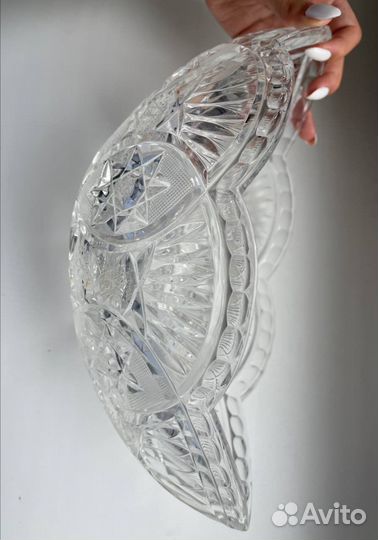 Хрустальная ваза Богемия