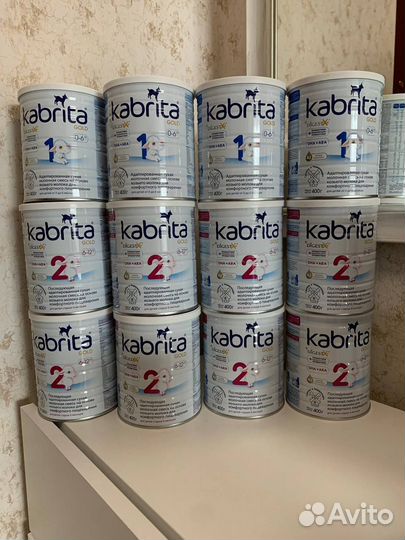 Детская смесь kabrita 1 2 новая