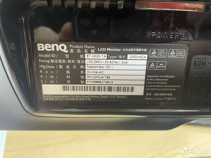 Монитор Benq