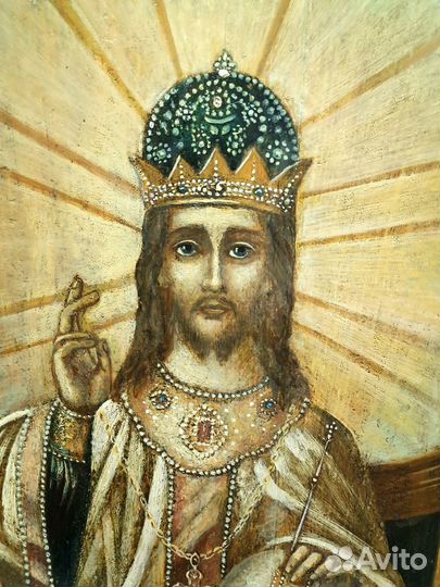 Старинные иконы. Спас Тронный