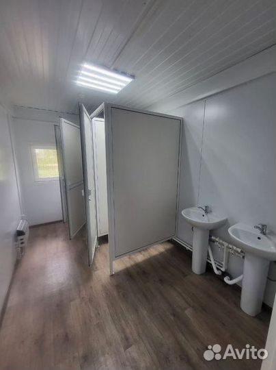 Модульное здание для бани, прачечной