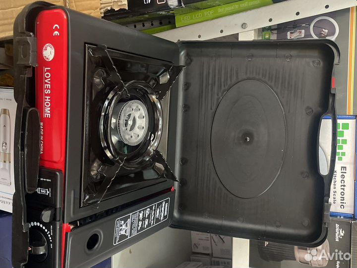 Портативная газовая плита в чемодане