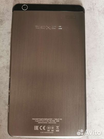 Планшет texet