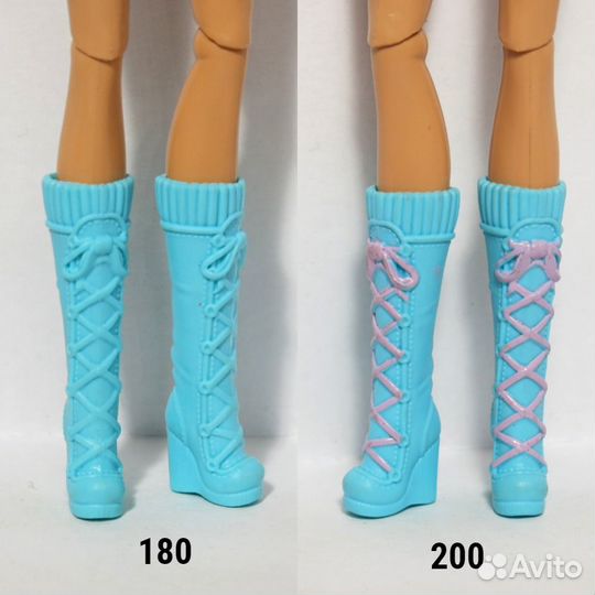 Обувь, сапожки на кукол формат 1/6, Barbie