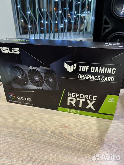 Видеокарта Asus nvidia GeForce RTX 3070 Ti 8Gb TUF