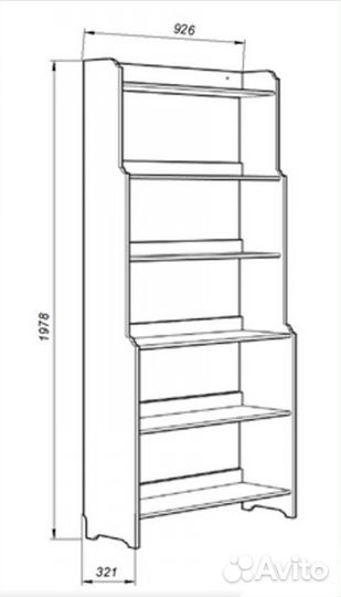 Стеллаж IKEA Leksvick