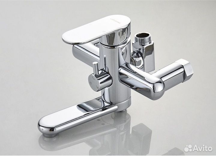 Смеситель с тропическим душем хром A8395