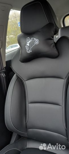 Автомобильные подушки под шею с принтом-картинкой