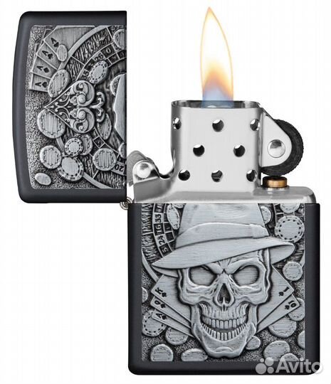 Зажигалка Black Matte zippo 49183