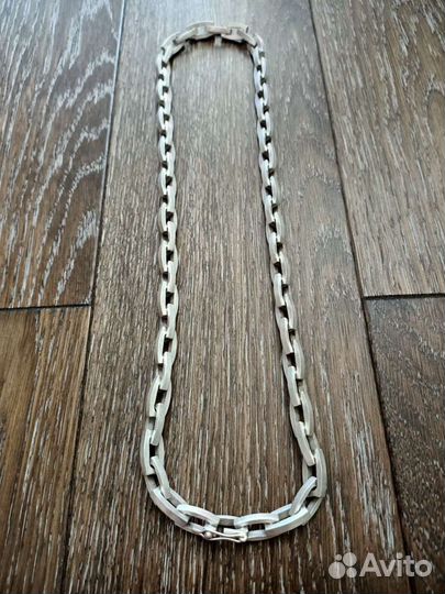 Мужская серебряная цепь