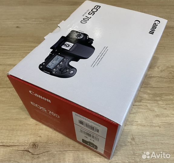 Canon eos 70d коробка