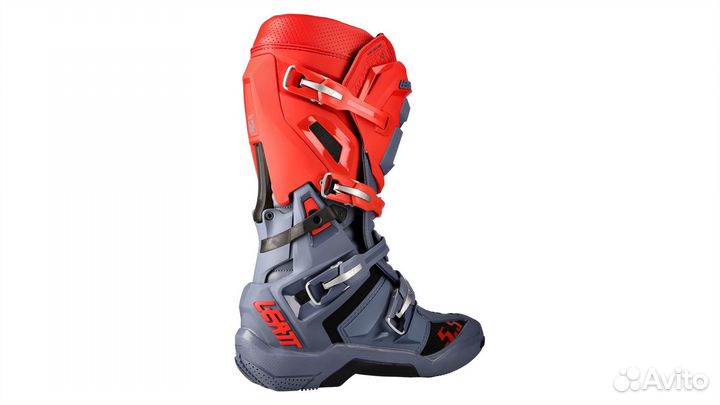 Мотоботы leatt boot 5.5 flexlock V23 серокрасный