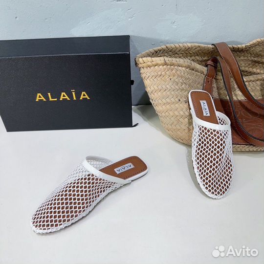 Тапки сетка Alaia 3 цвета