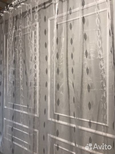 Комплект штор с тюлем