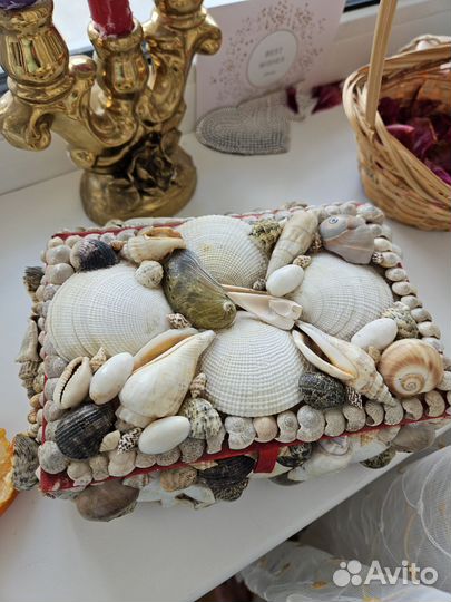 Шкатулка с ракушками
