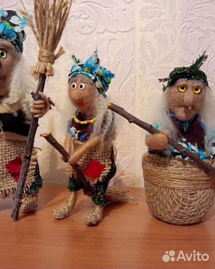 Игрушка ручной работы. Баба яга