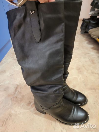 Сапоги зимние,кожаные женские