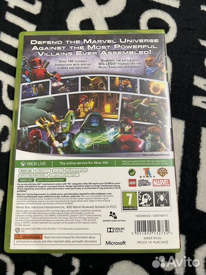 Lego marvel super heroes xbox 360