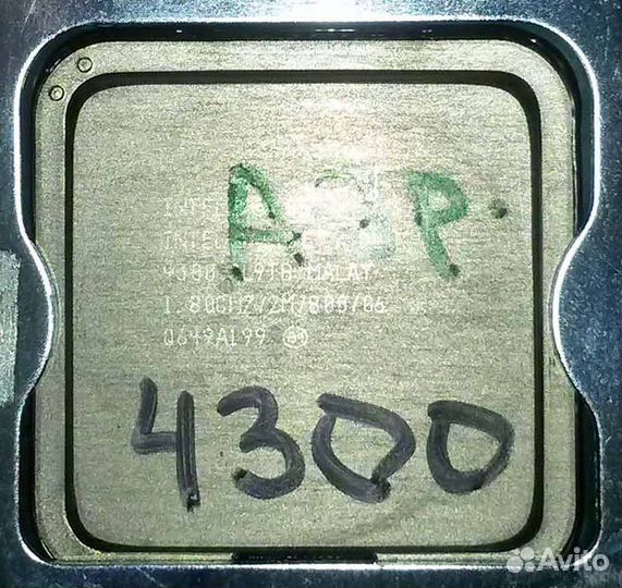 2 ядерный Intel Pentium Processor E5300 и E4300