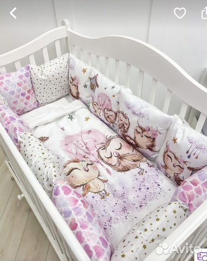 Бортики в детскую кроватку